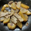 siomamakam's cooksnap of when they made お弁当にも❤鶏皮と大根の煮物❤.