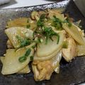 fu♪♪'s cooksnap of when they made 絶品♡鶏肉と大根のめんつゆカレー炒め.