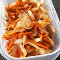 クックひかり！'s cooksnap of when they made 豚肉と玉ねぎ、にんじんの甘辛醤油炒め.