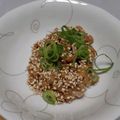 ジョングレ's cooksnap of when they made １人ごはんのごま納豆.