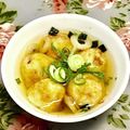 にきけん's cooksnap of when they made たこ焼きリメイク☆松茸のお吸い物で.