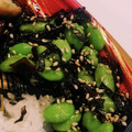 私市ビッキーズ津門巳's cooksnap of when they made 枝豆のわさび漬け和え❀.