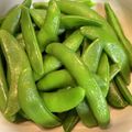 ☆maripei☆'s cooksnap of when they made 水1杯2分スナップエンドウの完璧なゆで方.