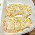 升田さん's cooksnap of when they made 【給食】鮭のコーンマヨネーズ焼き.