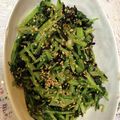 クックGW9ZS1☆'s cooksnap of when they made 水菜の塩昆布和え.