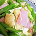 めちゃ甘党's cooksnap of when they made キャベツ・ベーコン・油揚げの白だし煮.
