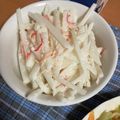 クック49L4Ho☆'s cooksnap of when they made 大根とカニカマの♡わさびマヨサラダ♡.