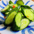kinniko's cooksnap of when they made 簡単おいしい【きゅうりの浅漬け】.