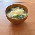 Etsu☆ko's cooksnap of when they made 豆腐と生わかめのお味噌汁(ふVer.も).