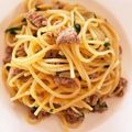 なおすけ151a's cooksnap of when they made 豚ひき肉と青ねぎの和風パスタ.