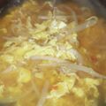 ちゃちゅ2's cooksnap of when they made 食べてダイエット！もやしのピリ辛スープ.