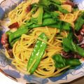 純子50Plus's cooksnap of when they made 簡単！ホタルイカ和風パスタ.