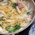 クック1K2O57☆'s cooksnap of when they made 味噌が決め手♪簡単和風カルボナーラ.