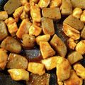 ラフロイグ31年's cooksnap of when they made ■鶏むね＆こんにゃくのカレー風味照り焼き.
