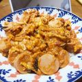 月✳Iris's cooksnap of when they made 魚肉ソーセージで簡単チリソース丼.