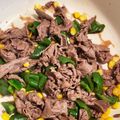 セッキー1015's cooksnap of when they made 簡単★牛肉とピーマンの麺つゆバター炒め.