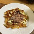 yu🐓's cooksnap of when they made 栄養満点！納豆とキムチのお好み焼き.