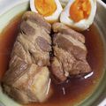 クックEGIVJ7☆'s cooksnap of when they made 炊飯器で豚肩ロースの角煮.