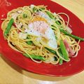 ちょ〜☆'s cooksnap of when they made アスパラベーコン和風パスタ♡.