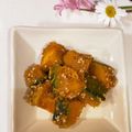 yukiko♫♫♪'s cooksnap of when they made みんながよろこぶ！かぼちゃのごまあえ.