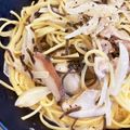 パッシーユ's cooksnap of when they made ランチに♪きのこの塩昆布クリームパスタ.