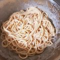 すーーん's cooksnap of when they made ボウルで簡単！明太子クリームパスタ.