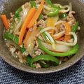 こうのとりヒロシ's cooksnap of when they made 簡単！ミンチともやしのオイスター醤油炒め.
