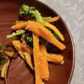 きゃなえとHAL's cooksnap of when they made 菜の花とにんじんのごま和え　レンジで3分.
