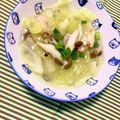 ふたごゆき's cooksnap of when they made 鶏むね肉とキャベツの あっさり中華スープ.