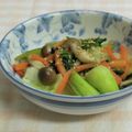 umemodoki's cooksnap of when they made しめじ青梗菜カニカマ人参の生姜炒め☆.