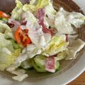 ぐるぐるぐるぐる's cooksnap of when they made 緑が欲しい！すぐ作れるレタスのサラダ.