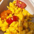 みっこ・みきてぃ's cooksnap of when they made お弁当！レンジでミニトマトと卵の中華炒め.