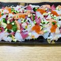 ボブナナ's cooksnap of when they made 市販品で簡単＆豪華♪海鮮ちらし寿司ケーキ.