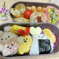 やーヤ's cooksnap of when they made 簡単キャラ弁♡すみっコぐらしのしろくま.