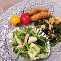 クックHG9V8Y☆'s cooksnap of when they made マヨごま和え♡水菜とりんご.