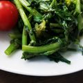 ふか谷's cooksnap of when they made 超簡単っ！！春菊のごま油炒め★もう一品に.