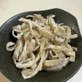 papikun's cooksnap of when they made レンジで簡単＊大根の皮サラダ.