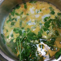 xyzクック's cooksnap of when they made 豆苗の卵とじうどん.
