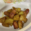 クック81NK9U☆'s cooksnap of when they made じゃがいもとウインナーのマヨカレー炒め.