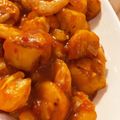 arakiguma's cooksnap of when they made 簡単！エビチリ。.