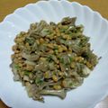 55才のおじさん's cooksnap of when they made 簡単ダイエット！納豆舞茸♡♡.