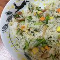 じゅりとめい's cooksnap of when they made 菜の花とベーコンのガーリックライス。.