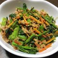 ちゃあ太♪'s cooksnap of when they made からし菜炒め☆.