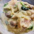 ariyuch's cooksnap of when they made 鶏肉とほうれん草のクリーム煮.
