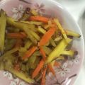みみりん♪♪'s cooksnap of when they made シャキシャキ食感！さつま芋と人参の金平.