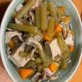 maezuchu's cooksnap of when they made ふきと高野豆腐の煮物.