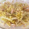 ぴんくネコmama's cooksnap of when they made レンジで簡単☆ご飯のお供に無限キャベツ。.