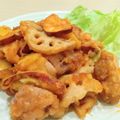 イエローバード's cooksnap of when they made 分量簡単な絶品大皿おかず!鶏蓮根と薩摩芋.