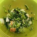 クックBWZVK1☆'s cooksnap of when they made 白菜とねぎの韓国風♡コチュジャンサラダ.