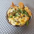 スタイリッシュママ's cooksnap of when they made 天ぷらの残りで！☆甘辛玉子天丼☆.